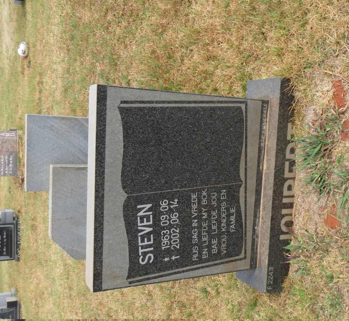 JOUBERT Steven 1936-2002