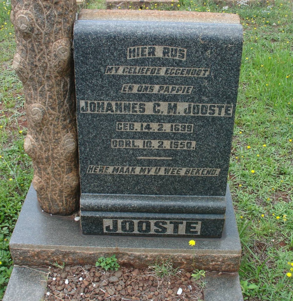 JOOSTE Johannes C.M. 1899-1950