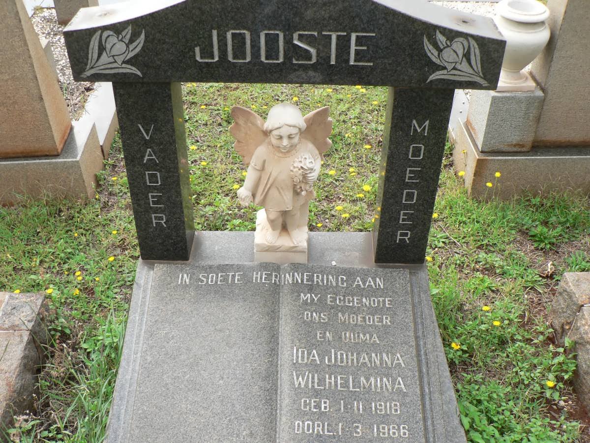 JOOSTE Ida Johanna Wilhelmina 1918-1966