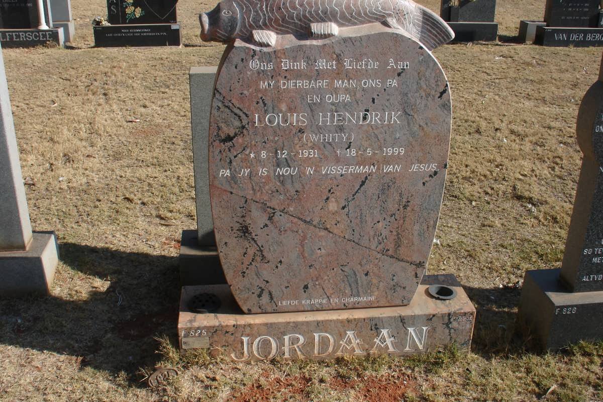 JORDAAN Louis Hendrik 1931-1999