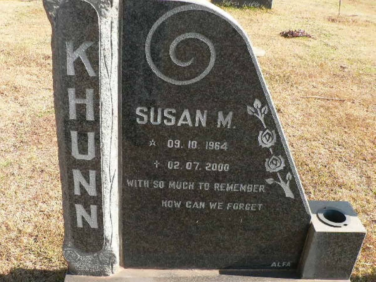 KHUNN Susan M. 1964-2000