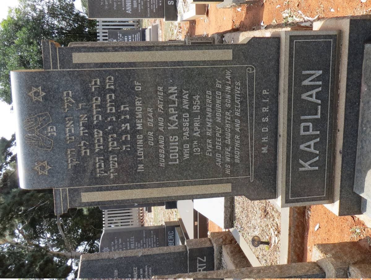 KAPLAN Louis -1954