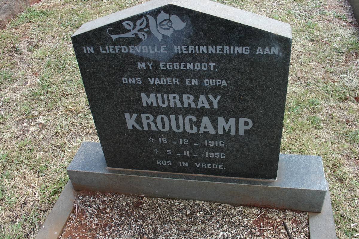 KROUKAMP Murray 1916-1956