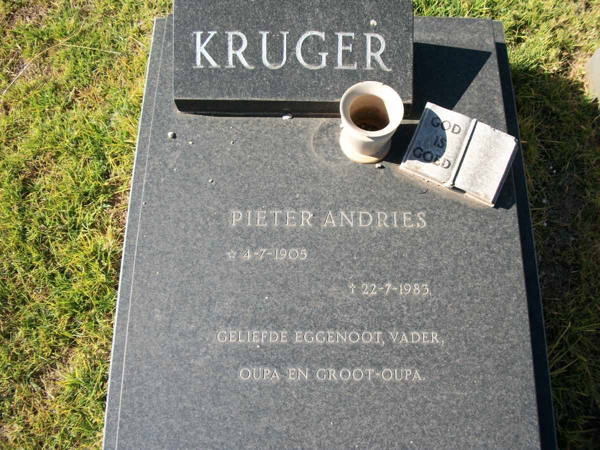 KRUGER Pieter Andries 1905-1983