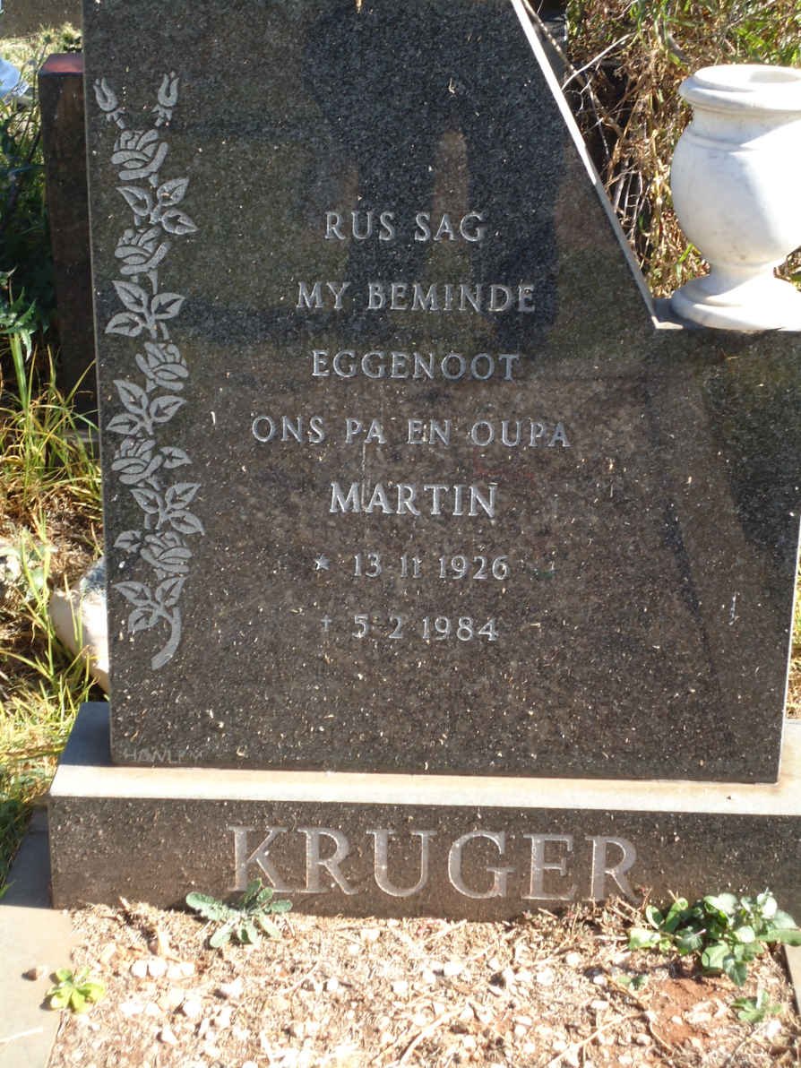 KRUGER Martin 1926-1984