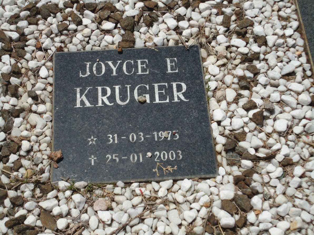 KRUGER Joyce E. 1973-2001