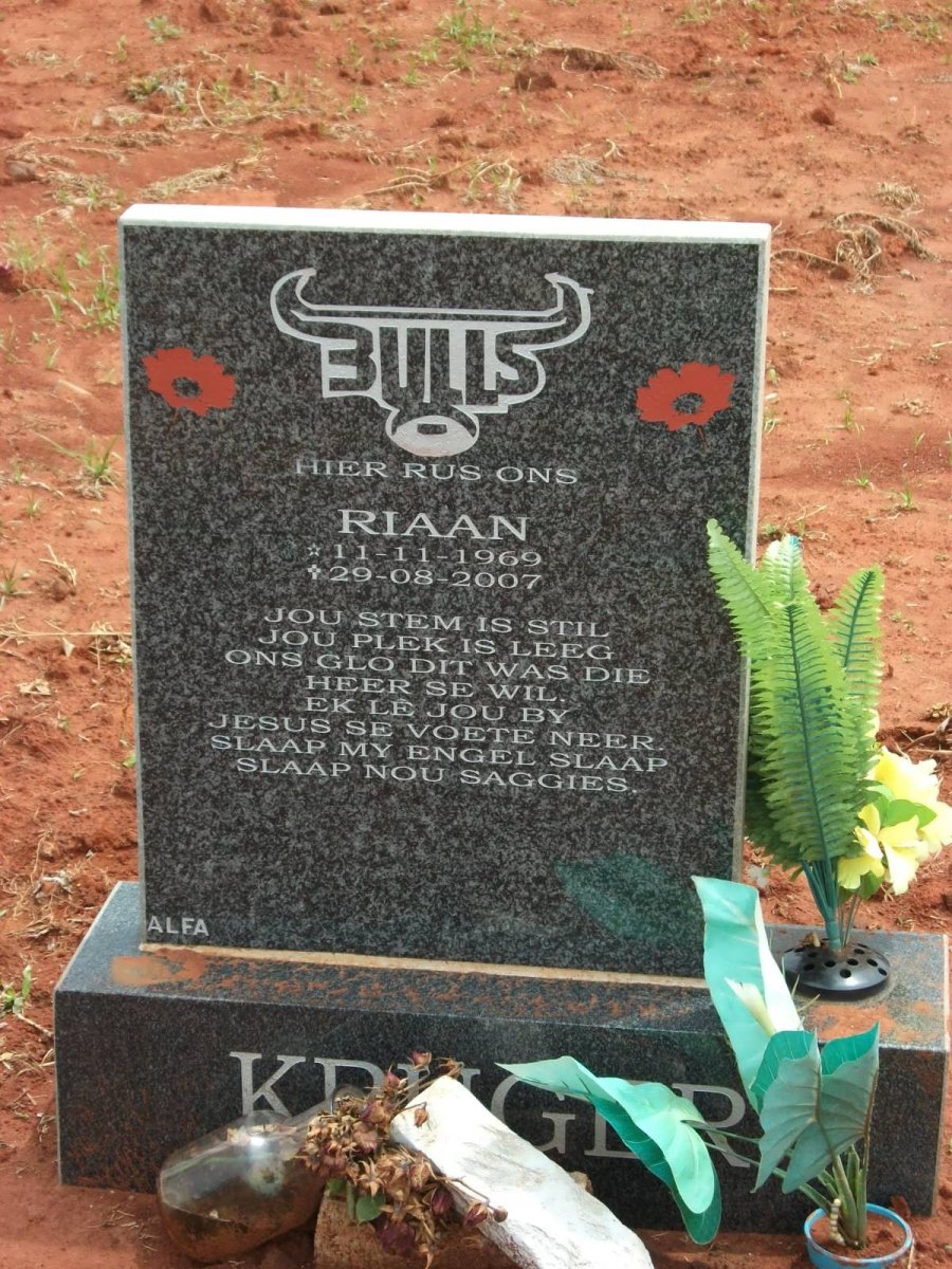 KRUGER Riaan 1969-2007