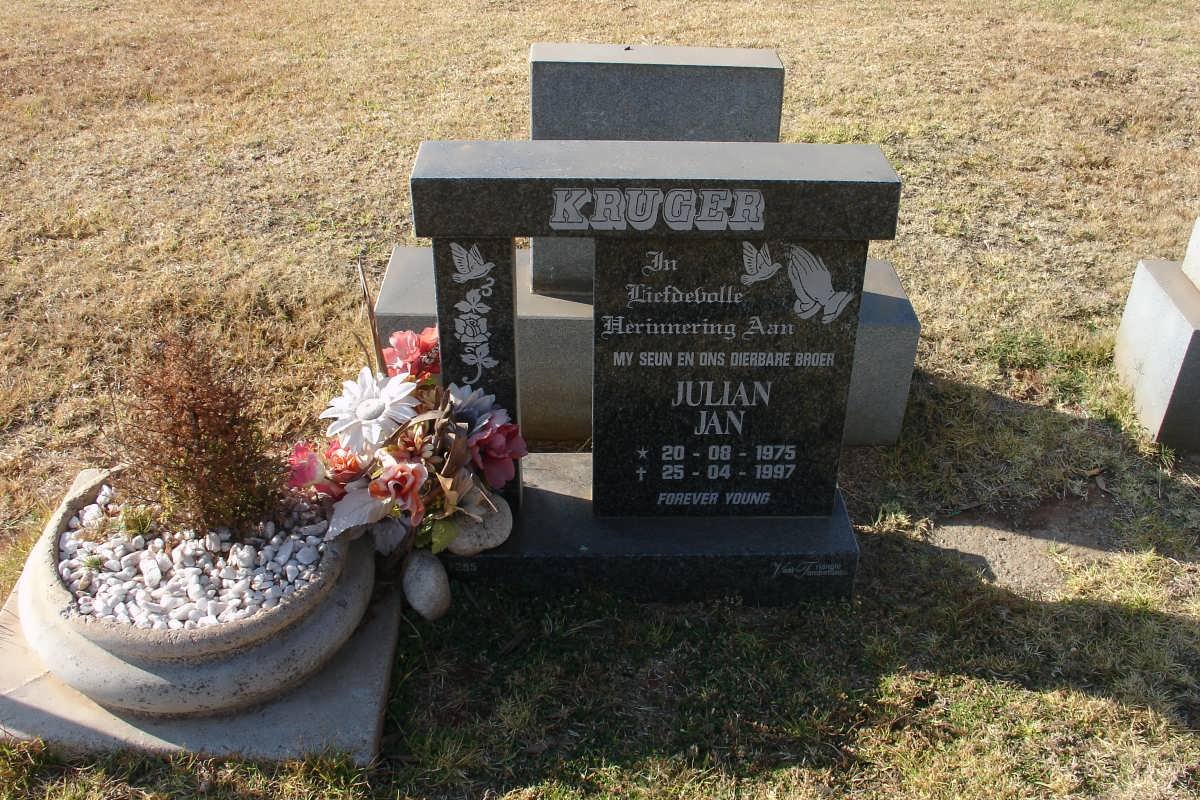 KRUGER Julian Jan 1975-1997