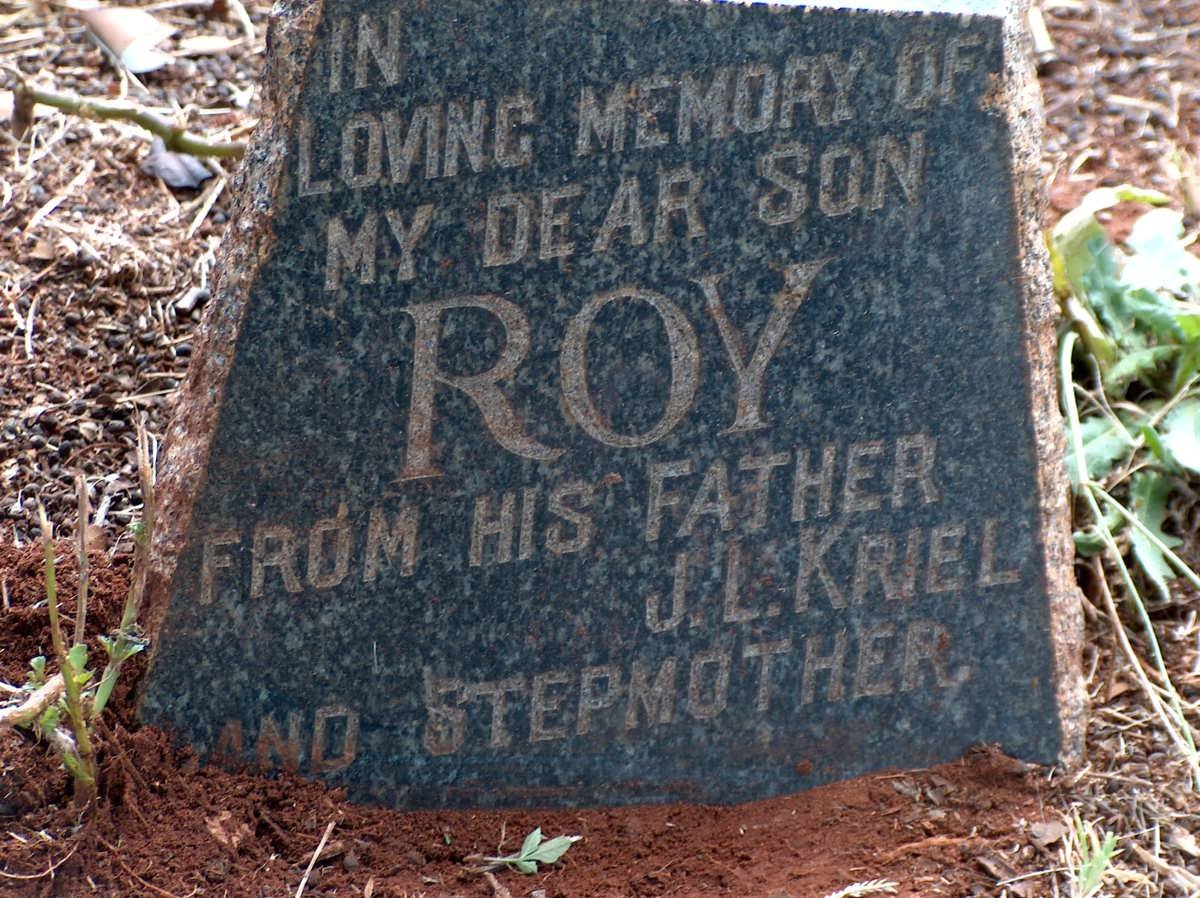 KRIEL Roy