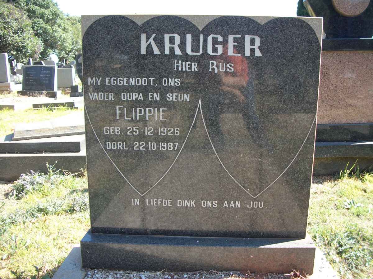 KRUGER Flippie 1926-1987