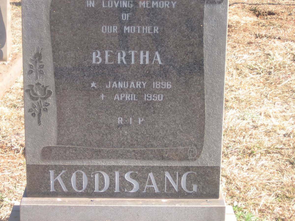 KODISANG Bertha 1896-1950