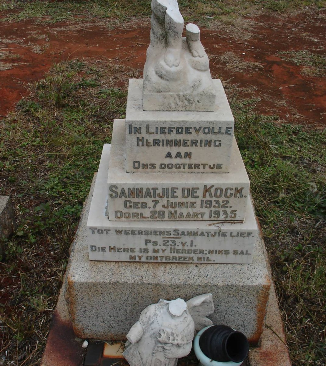 KOCK Sannatjie, de 1932-1935