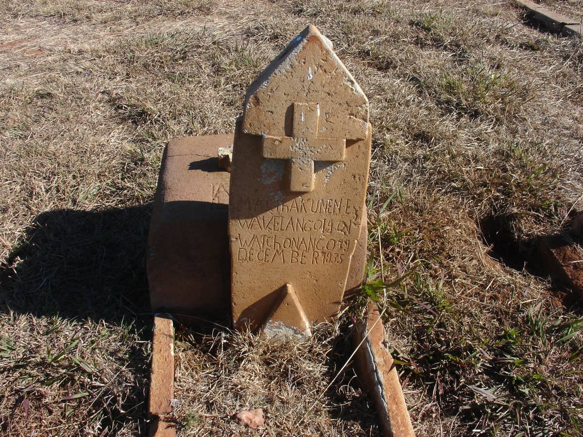 KUNENE Wakelang 1901-1935