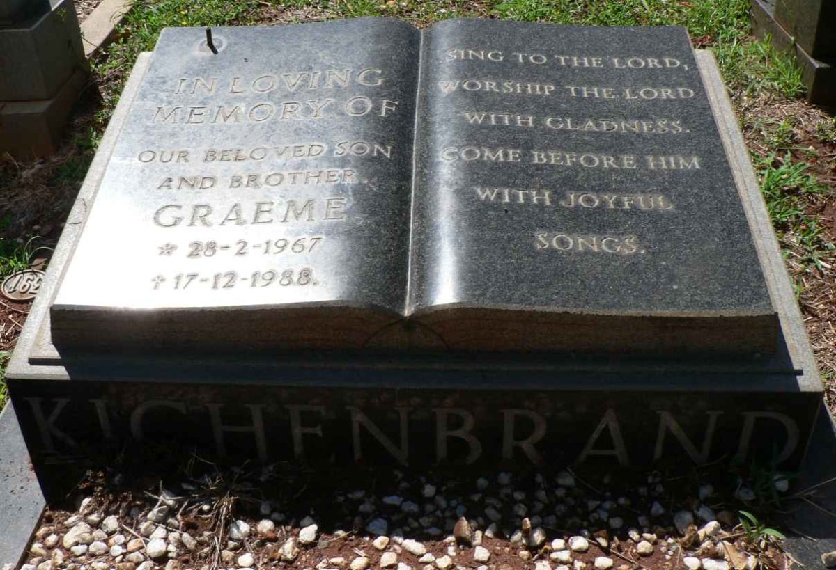 KICHENBRAND Graeme 1967-1988