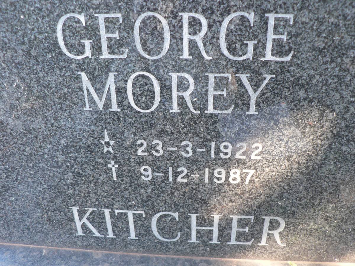 KITCHER George Morey 1922-1987