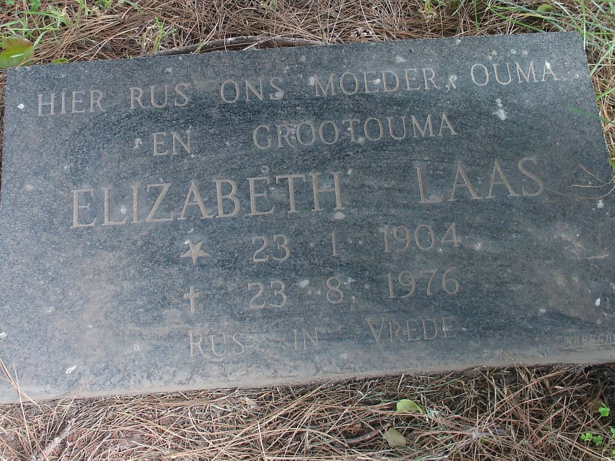 LAAS Elizabeth 1904-1976