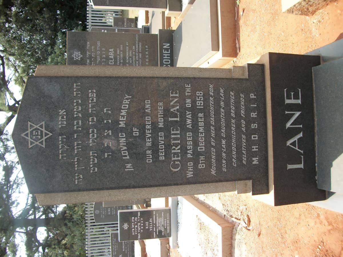 LANE Gertie -1958
