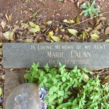 LAUNN Marie -1952