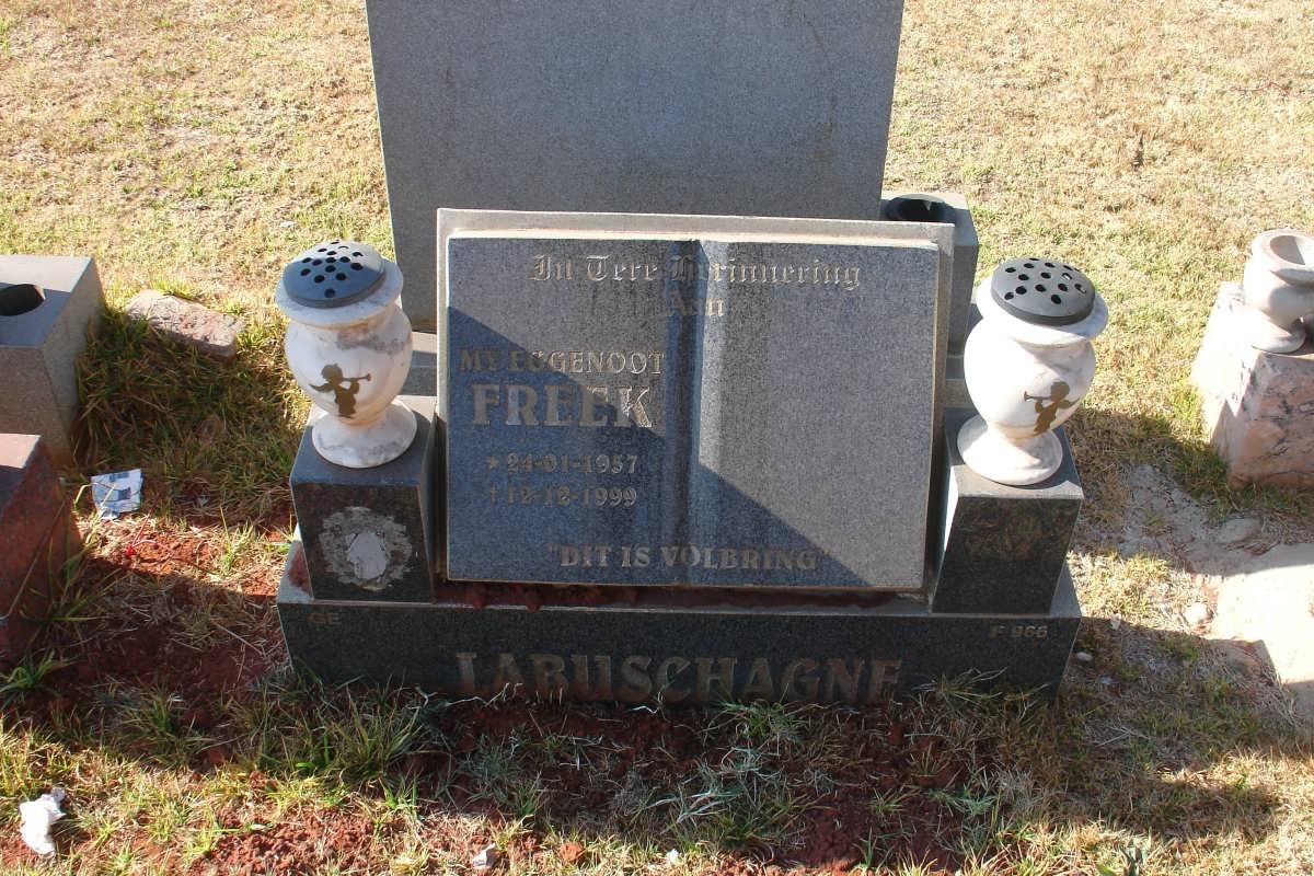 LABUSCHAGNE Freek 1957-1999