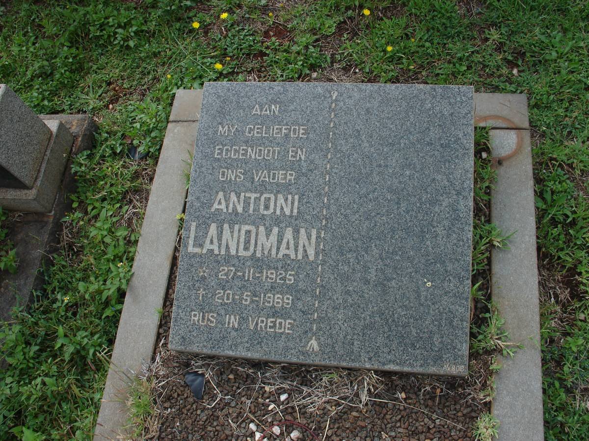 LANDMAN Antoni 1925-1969