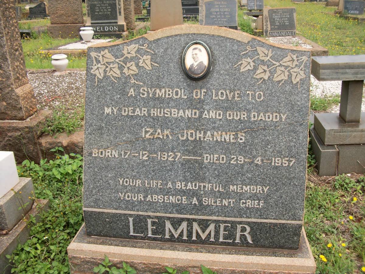 LEMMER Izak Johannes 1927-1957