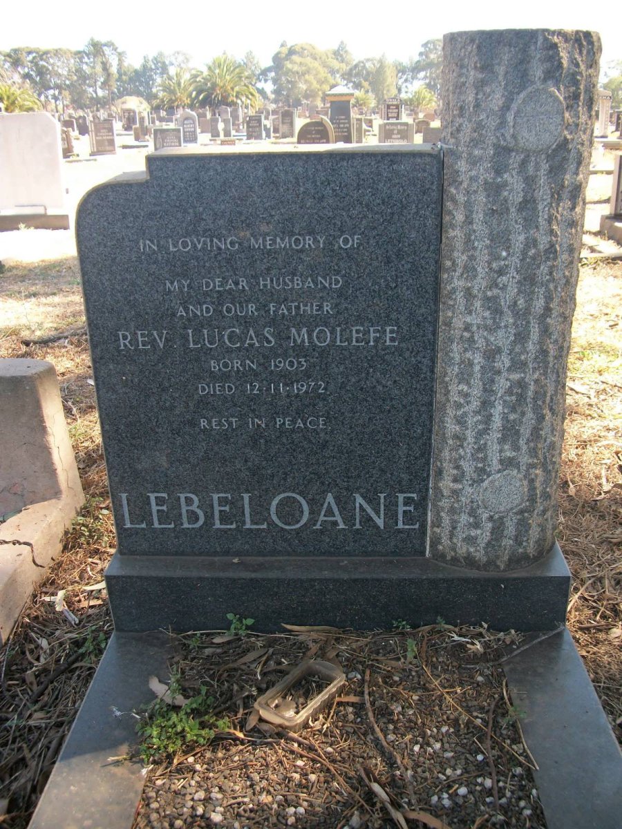 LEBELOANE Lucas Molefe 1903-1972