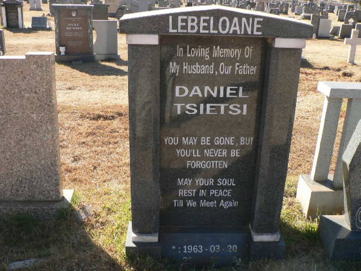 LEBELOANE Daniel Tsietsi 1963-2005