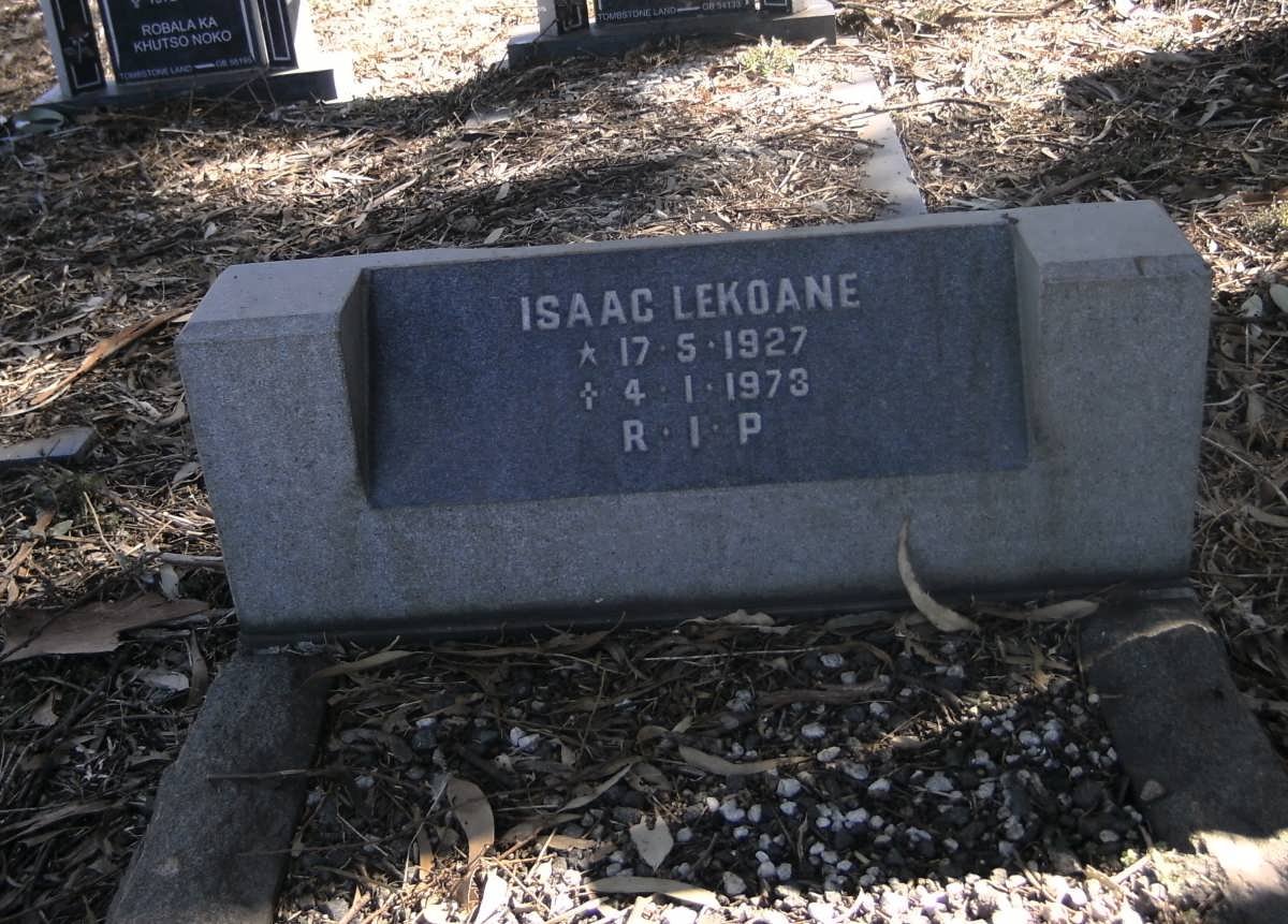 LEKOANE Isaac 1927-1973