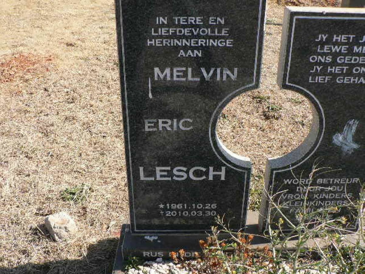 LESCH Melvin Eric 1961-2010