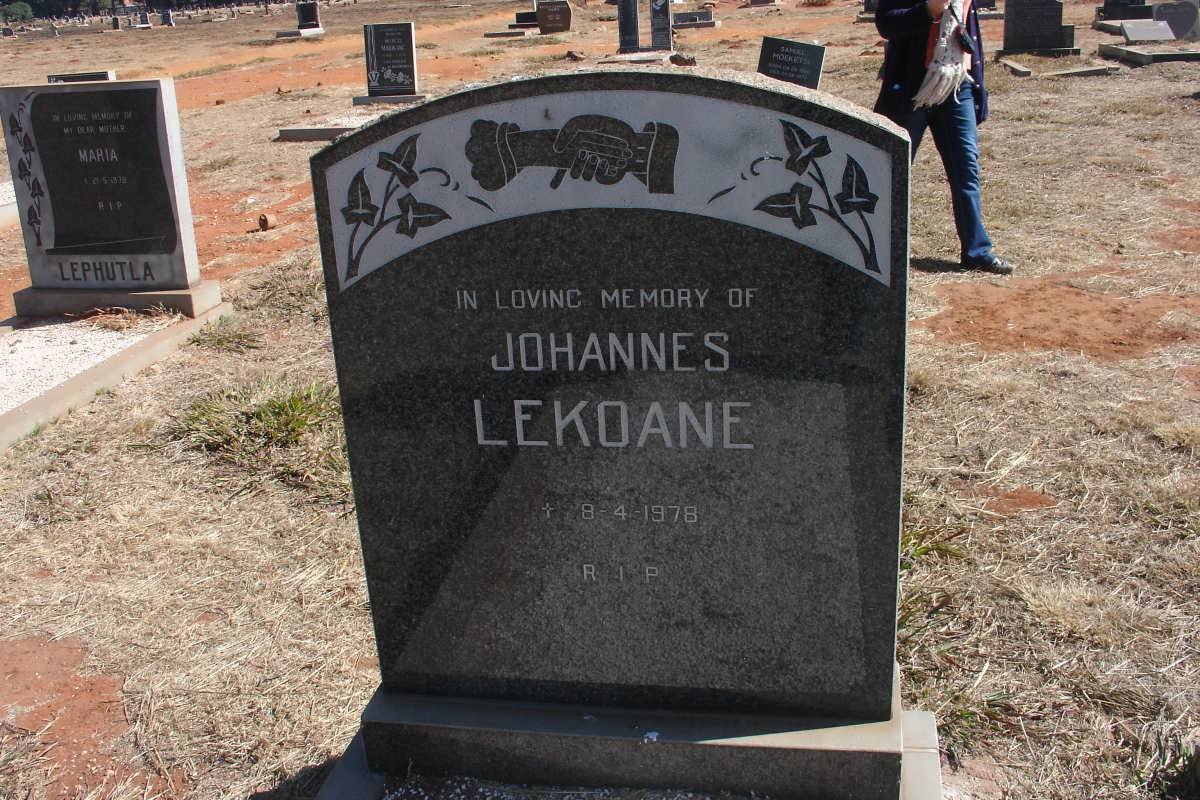 LEKOANE Johannes -1978