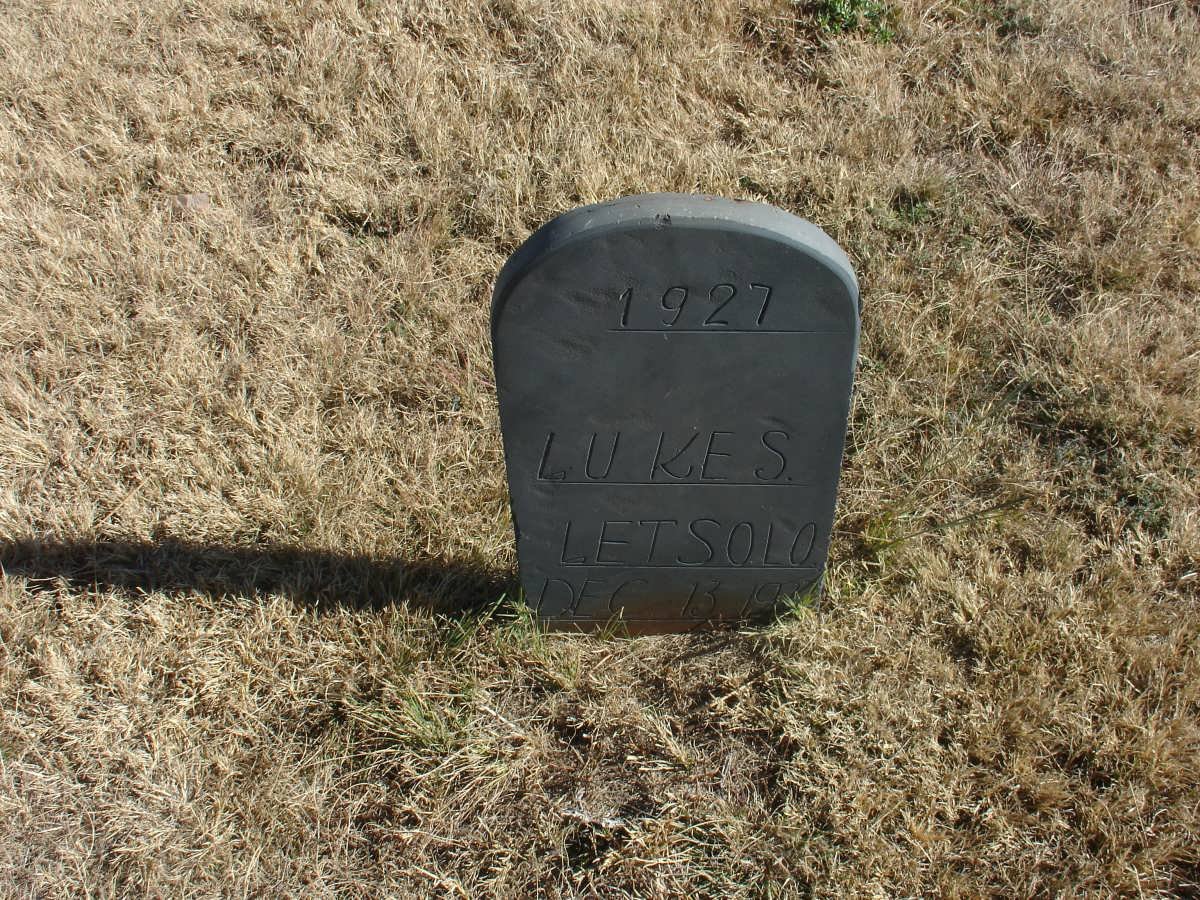 LETSOLO Luke S. -1927