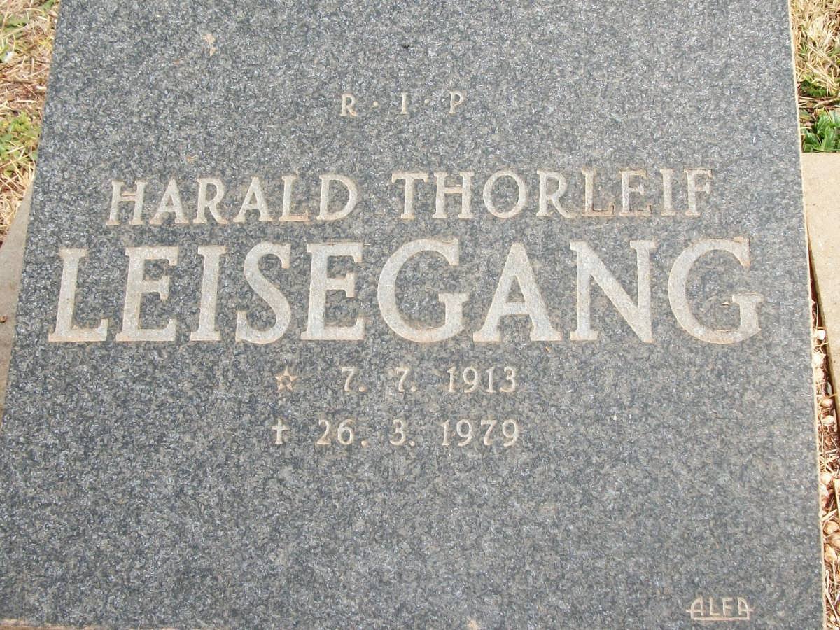 LEISEGANG Harald Thorleif 1913-1979