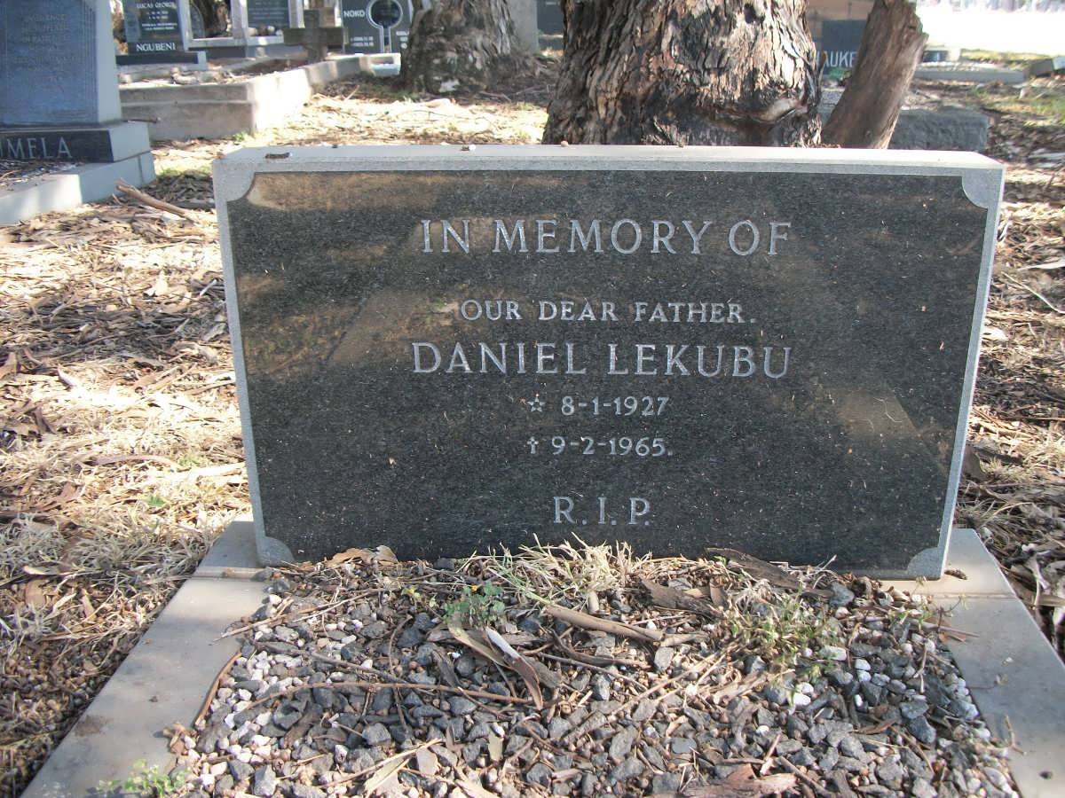 LEKUBU Daniel 1927-1965