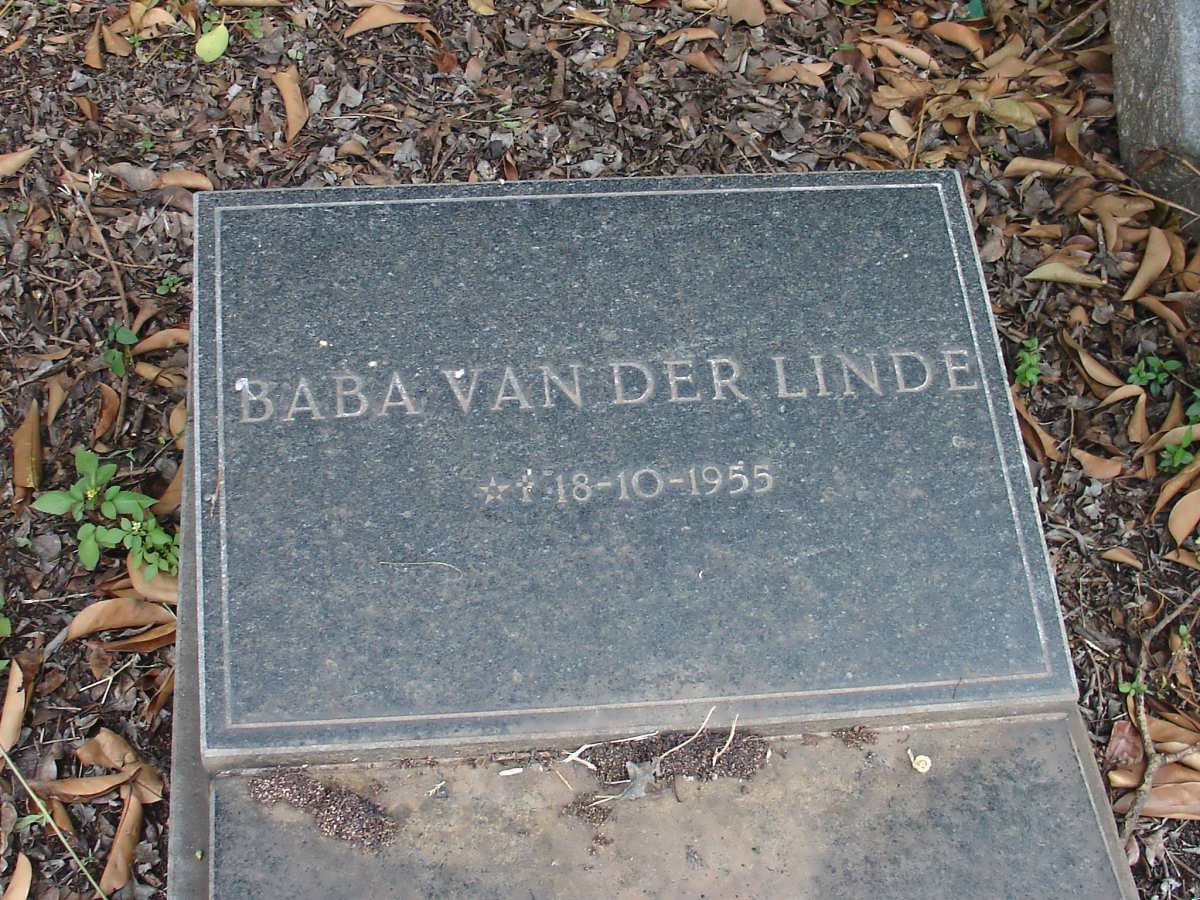 LINDE Baba, van der 1955-1955