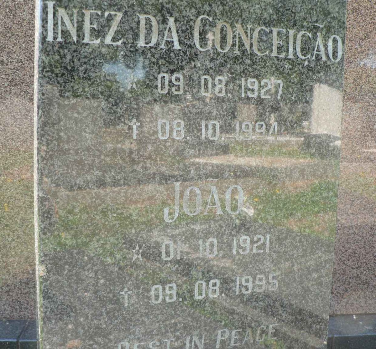 LIMA Joao, de 1921-1995 &amp; Inez Da Conceicao 1927-1994