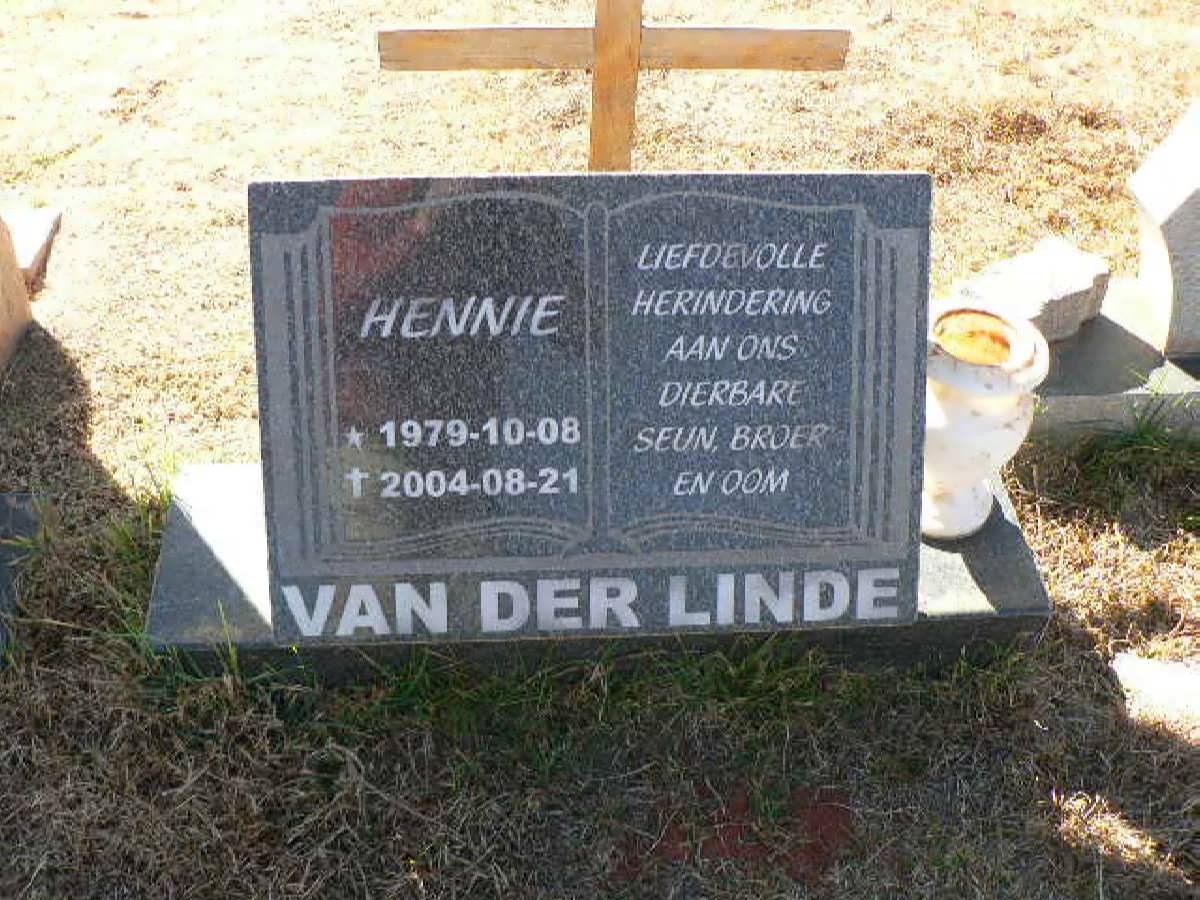 LINDE Hennie, van der 1979-2004