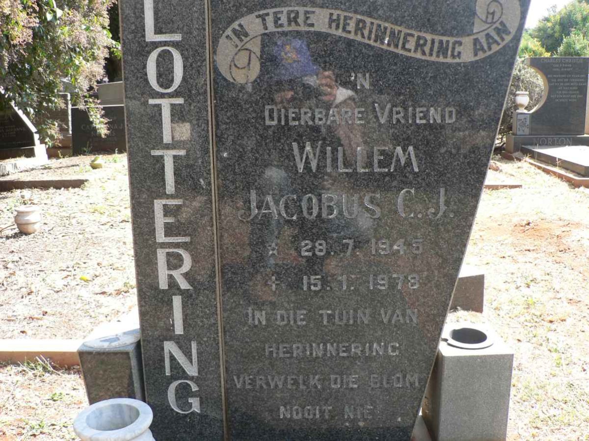 LOTTERING Willem Jacobus C.J. 1945-1978