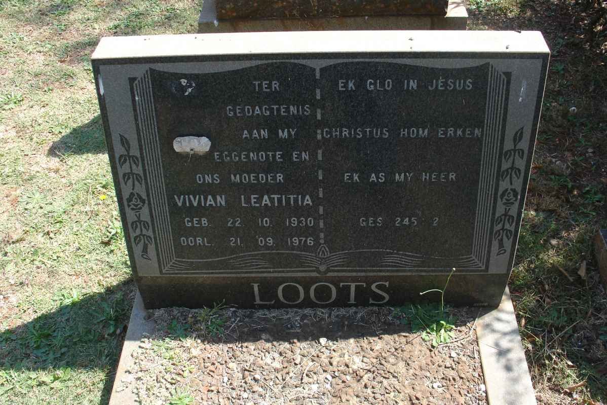 LOOTS Vivian Leatitia 1930-1976