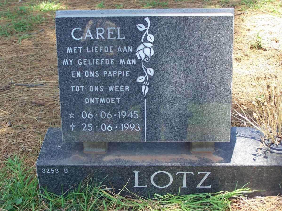 LOTZ Carel 1945-1993