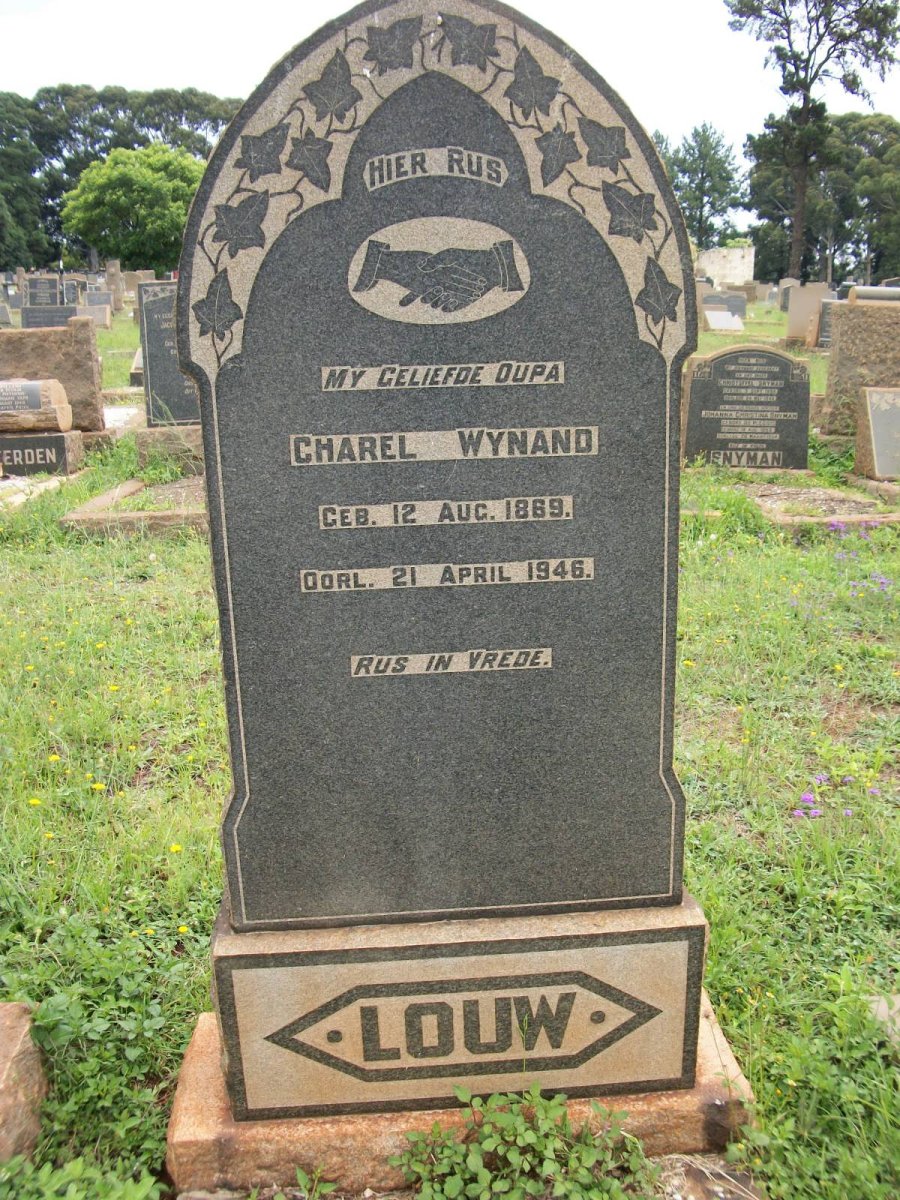 LOUW Charel Wynand 1869-1946