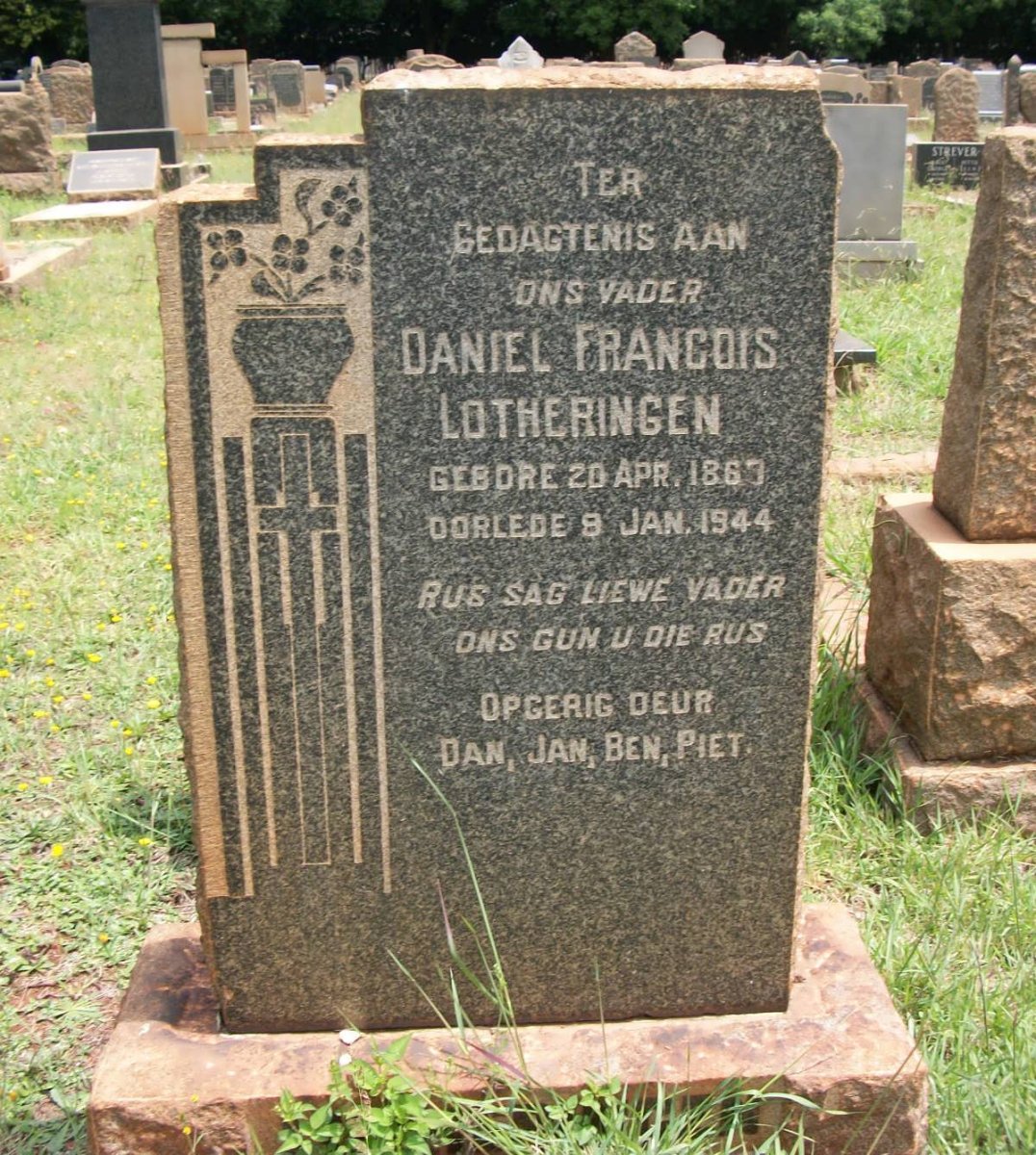 LOTHERINGEN Daniel Francois 186?-1944