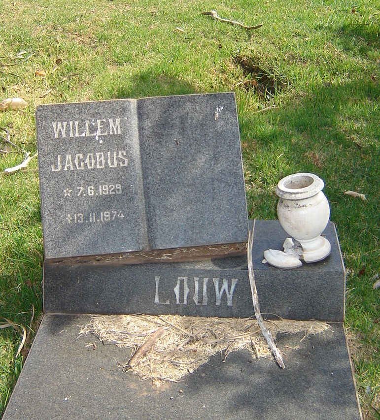 LOUW Willem Jacobus 1929-1974