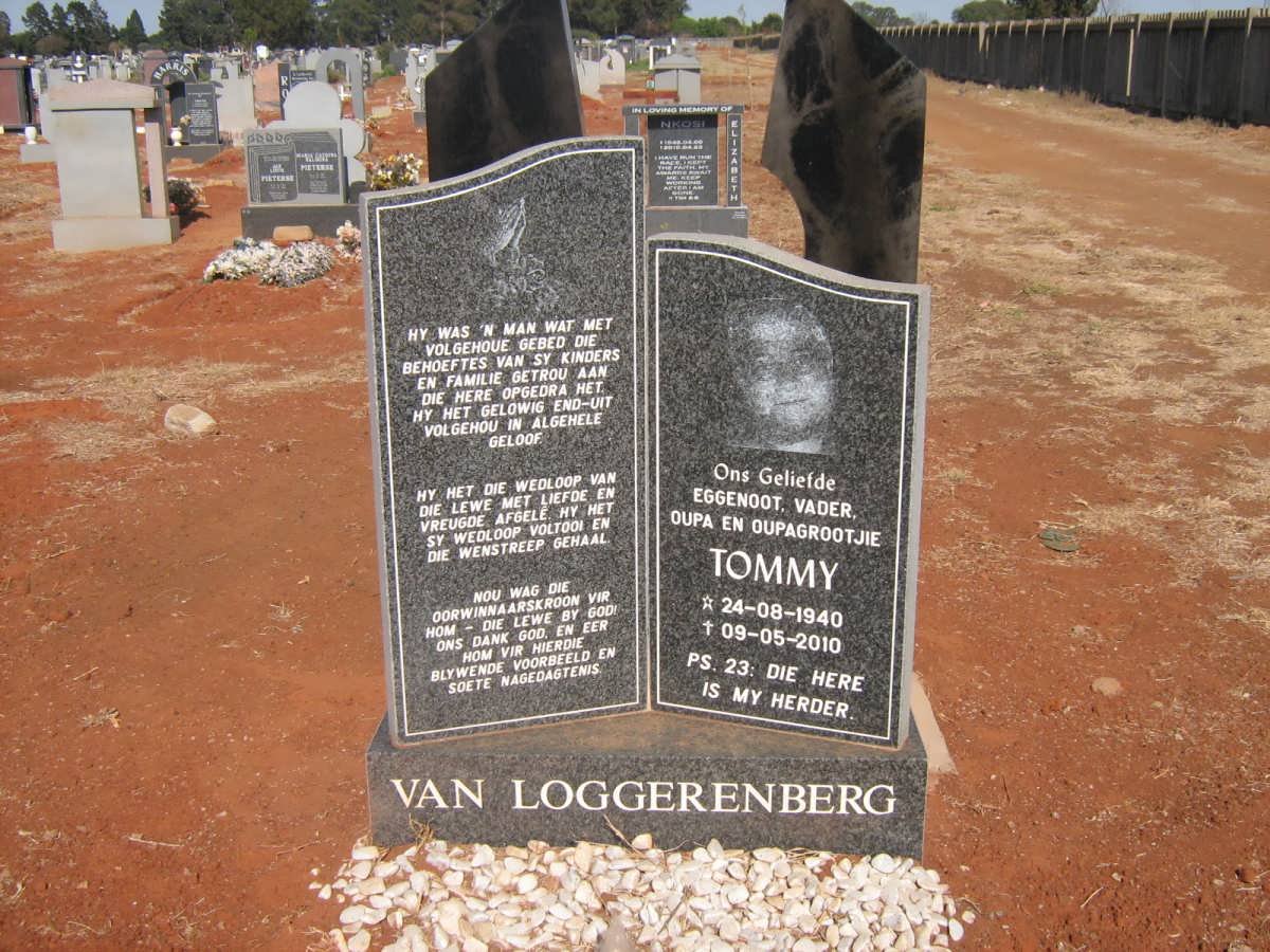 LOGGERENBERG Tommy, van 1940-2010