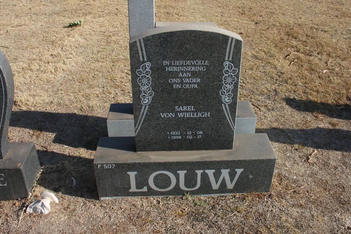 LOUW Sarel von Wielligh 1932-1998