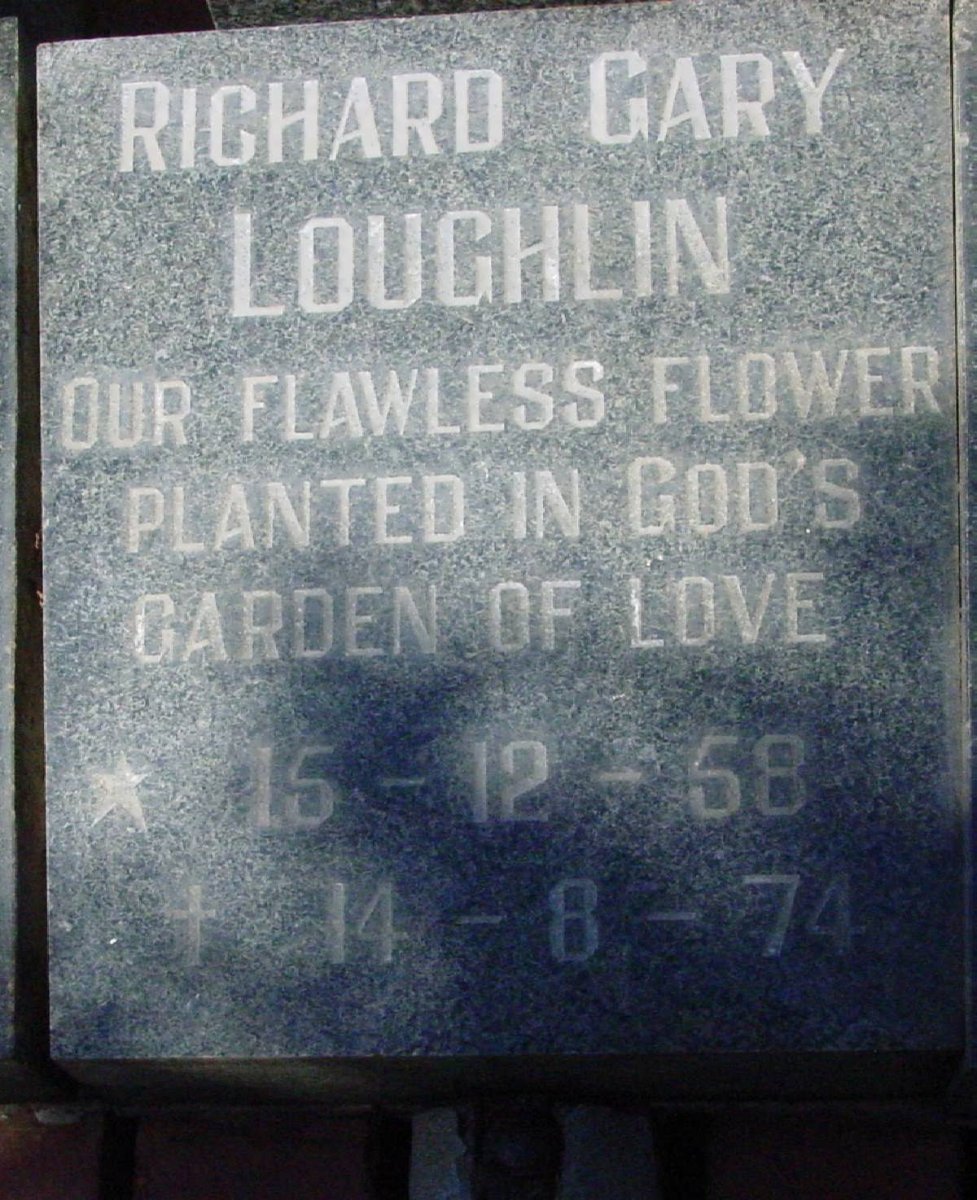 LOUGHLIN Richard Gary 1958-1974