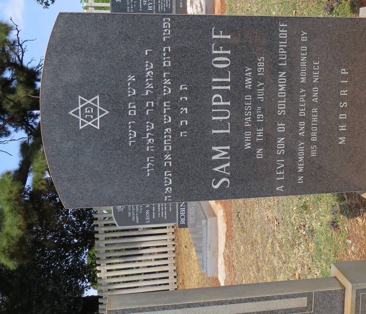 LUPILOFF Sam -1985