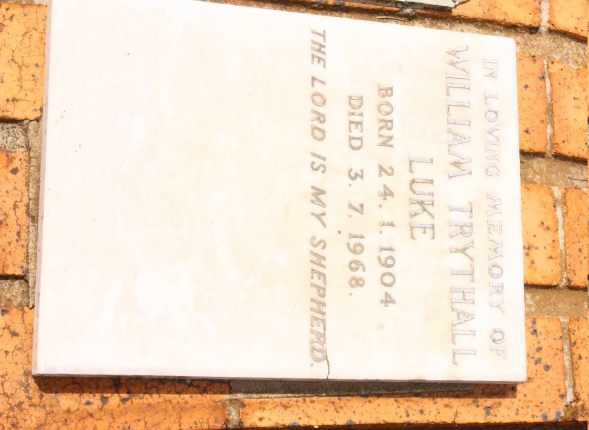LUKE William Thrythall 1904-1968