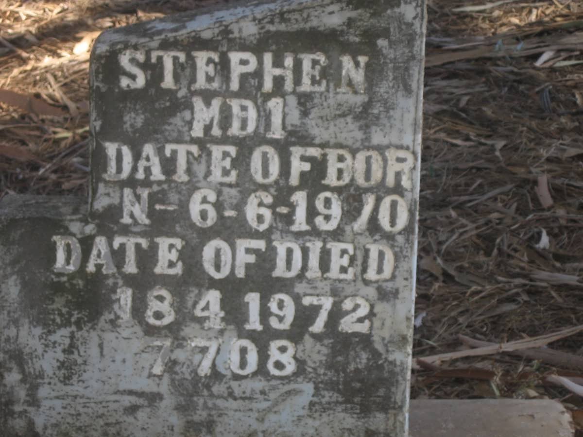 MDI Stephen 1910-1972