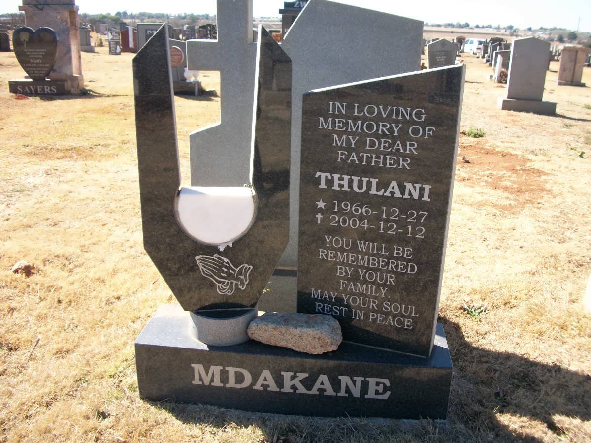 MDAKANE Thulani 1966-2004