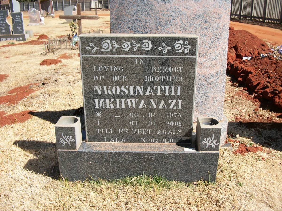 MKHWANAZI Nkosinathi 1974-2002